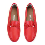 Kadın Kırmızı Deri Loafer