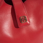 Kadın Kırmızı Deri Omuz Çantası