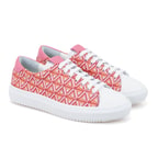 Kadın Kırmızı Monogram Spor Ayakkabı