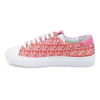 Kadın Kırmızı Monogram Spor Ayakkabı