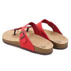 Kadın Kırmızı Nubuk Terlik