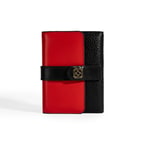 Kadın Kırmızı / Siyah Deri Cüzdan