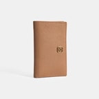 Kadın Koyu Bej Deri Cüzdan