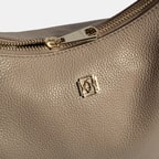 Kadın Koyu Bej Deri Omuz Çantası