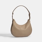 Kadın Koyu Bej Deri Omuz Çantası