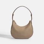 Kadın Koyu Bej Deri Omuz Çantası