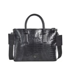 Kadın Kroko Baskılı Deri Omuz Askılı Çanta