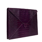 Kadın Kroko Baskılı Deri Portföy Çanta