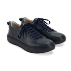 Kadın Lacivert Deri Spor Ayakkabı