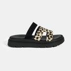 Kadın Leopar Süet Terlik