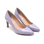 Kadın Lila Rugan Klasik Ayakkabı