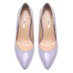 Kadın Lila Rugan Klasik Ayakkabı