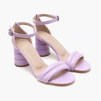 Kadın Lila Topuklu Sandalet 