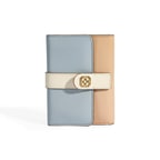 Kadın Mavi / Bej Deri Cüzdan