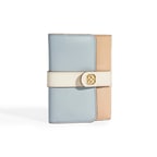 Kadın Mavi / Bej Deri Cüzdan