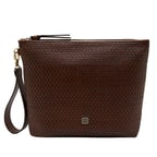 Kadın Örgülü Deri Clutch Çanta