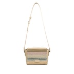 Kadın Örgülü Deri Postacı Çantası