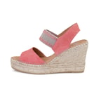 Kadın Pembe Dolgu Topuklu Espadril Sandalet