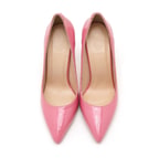 Kadın Pembe Rugan Deri Stiletto