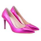 Kadın Pembe Topuklu Abiye Ayakkabı