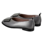 Kadın Platin Deri Babet