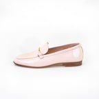 Kadın Pudra Rugan Deri Loafer