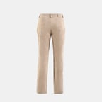 Kadın Pudra Süet Pantolon