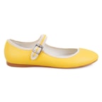 Kadın Sarı Deri Babet