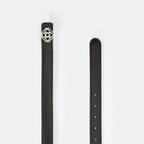 Kadın Siyah / Açık Kahve Çift Taraflı Deri Kemer