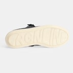 Kadın Siyah Ayarlanabilir Tokalı File Detaylı Ayakkabı