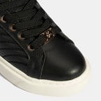 Kadın Siyah Bağcıklı Spor Ayakkabı