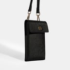 Kadın Siyah Çapraz Telefon Çantası 