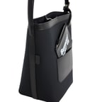 Kadın Siyah Cüzdan Aksesuarlı Omuz Çantası