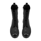 Kadın Siyah Deri Bot