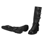 Kadın Siyah Deri Çizme