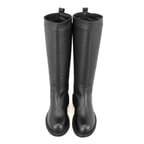 Kadın Siyah Deri Çizme