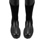 Kadın Siyah Deri Çizme