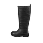 Kadın Siyah Deri Çizme