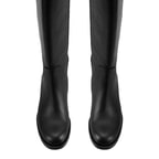 Kadın Siyah Deri Çizme