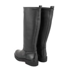 Kadın Siyah Deri Çizme