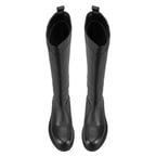 Kadın Siyah Deri Çizme