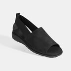 Kadın Siyah Deri DesaComfort Günlük Ayakkabı