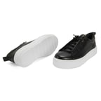 Kadın Siyah Deri Günlük Ayakkabı