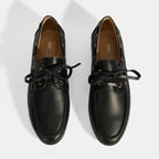 Kadın Siyah Deri Günlük Ayakkabı