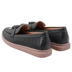 Kadın Siyah Deri Günlük Ayakkabı