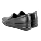 Kadın Siyah Deri Günlük Ayakkabı