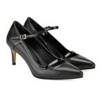 Kadın Siyah Deri Klasik Ayakkabı