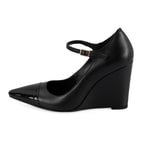 Kadın Siyah Deri Klasik Ayakkabı