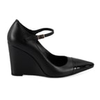 Kadın Siyah Deri Klasik Ayakkabı