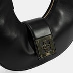 Kadın Siyah Deri Omuz Çantası